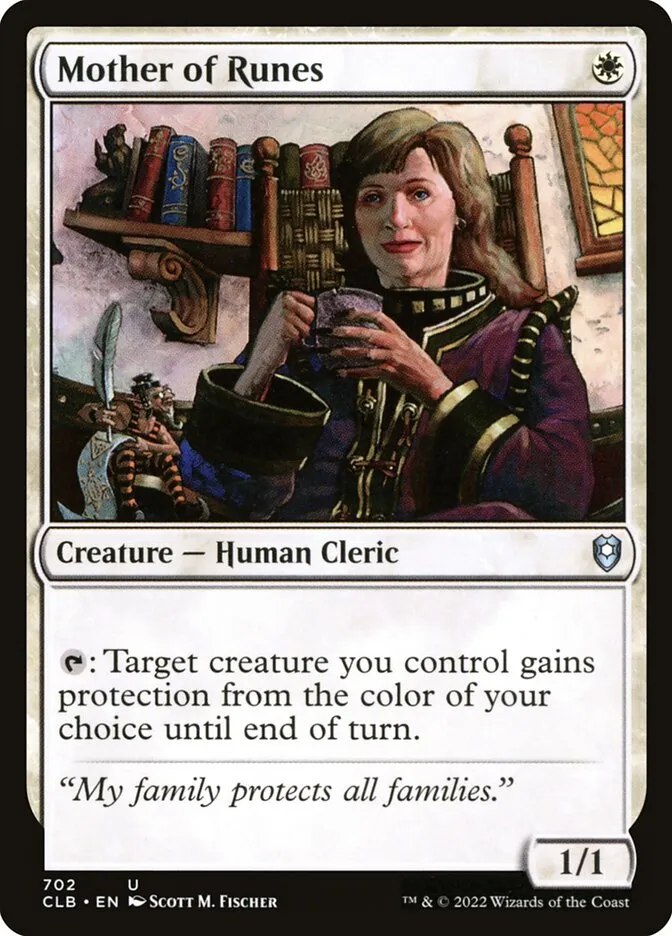 2022 Commander Legends: Battle for Baldur's Gate Mother of Runes #702 uncommon card image
