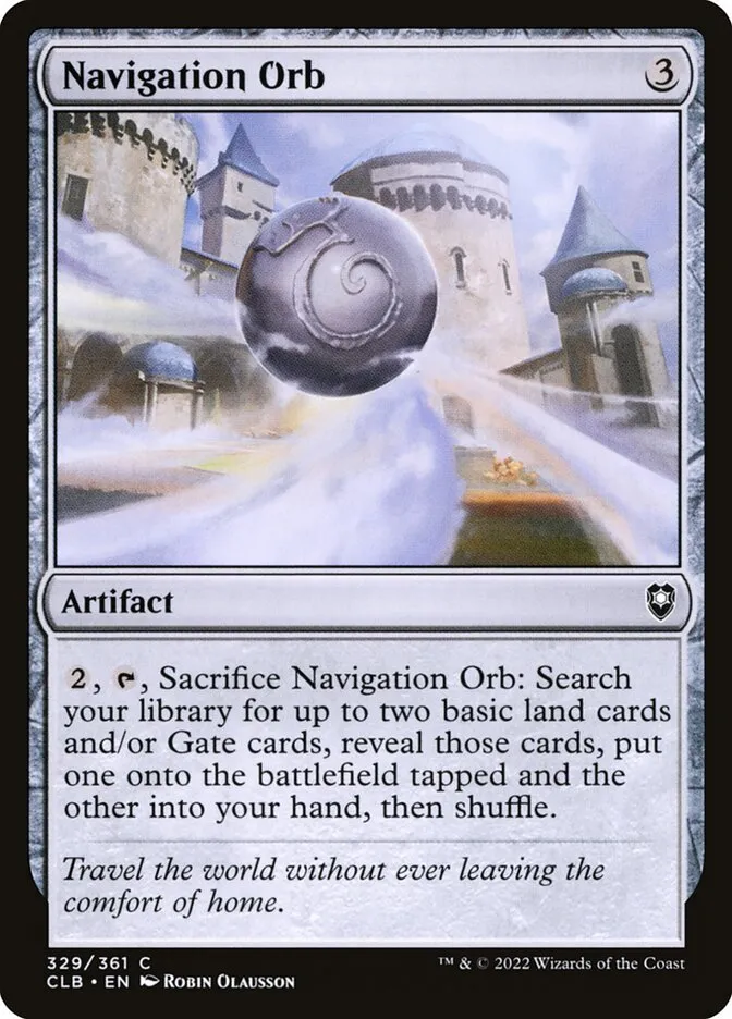 2022 Commander Legends: Battle for Baldur's Gate Navigation Orb #329 common card image