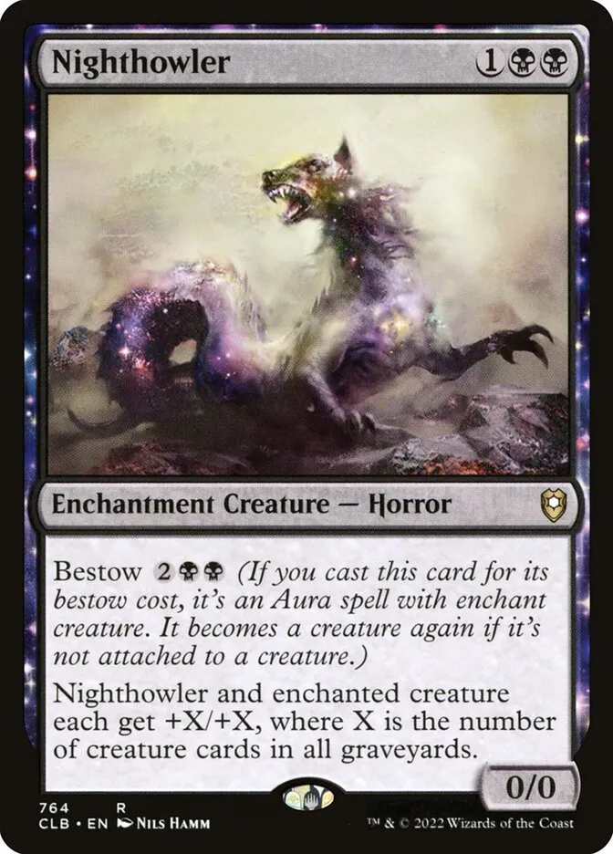 2022 Commander Legends: Battle for Baldur's Gate Nighthowler #764 rare card image