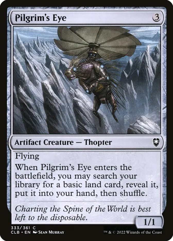 2022 Commander Legends: Battle for Baldur's Gate Pilgrim's Eye #333 common card image