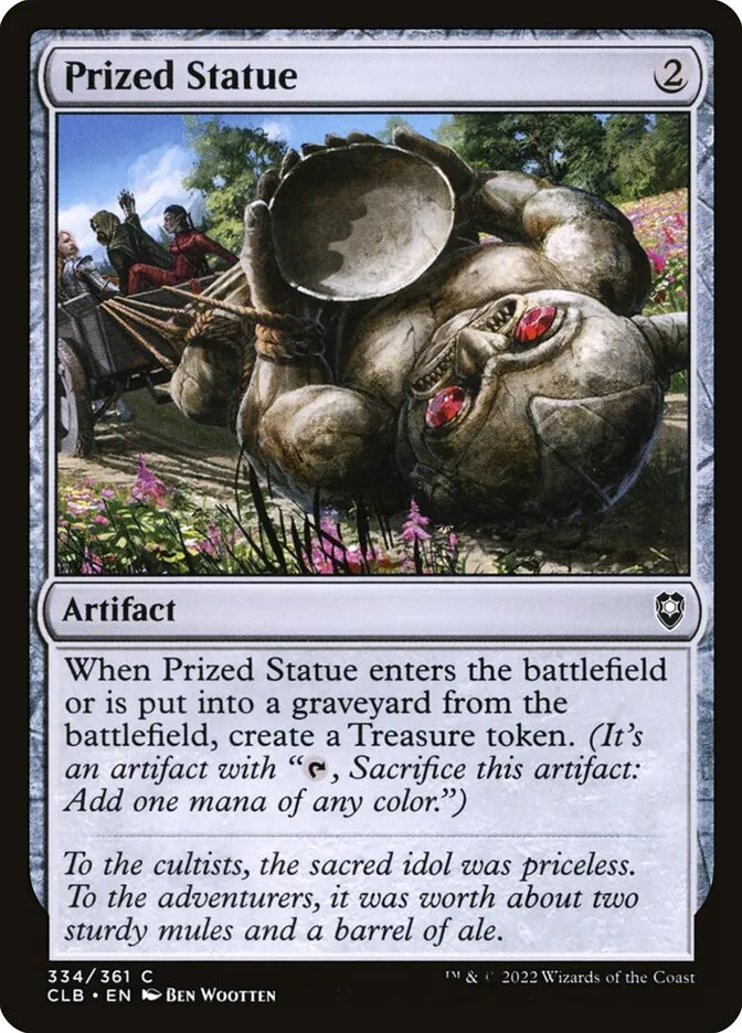2022 Commander Legends: Battle for Baldur's Gate Prized Statue #334 common card image