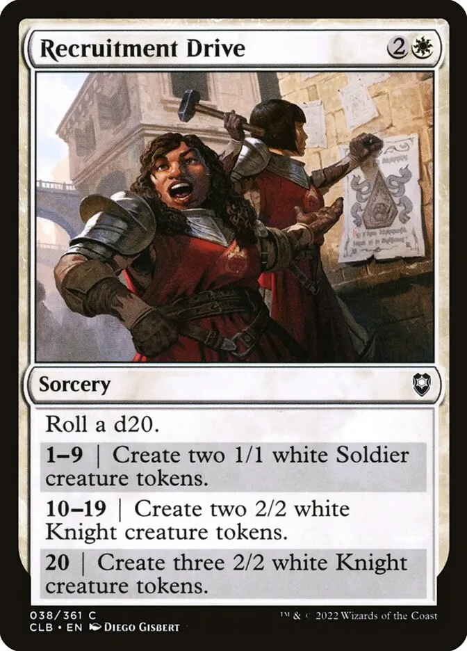 2022 Commander Legends: Battle for Baldur's Gate Recruitment Drive common #38 common card image