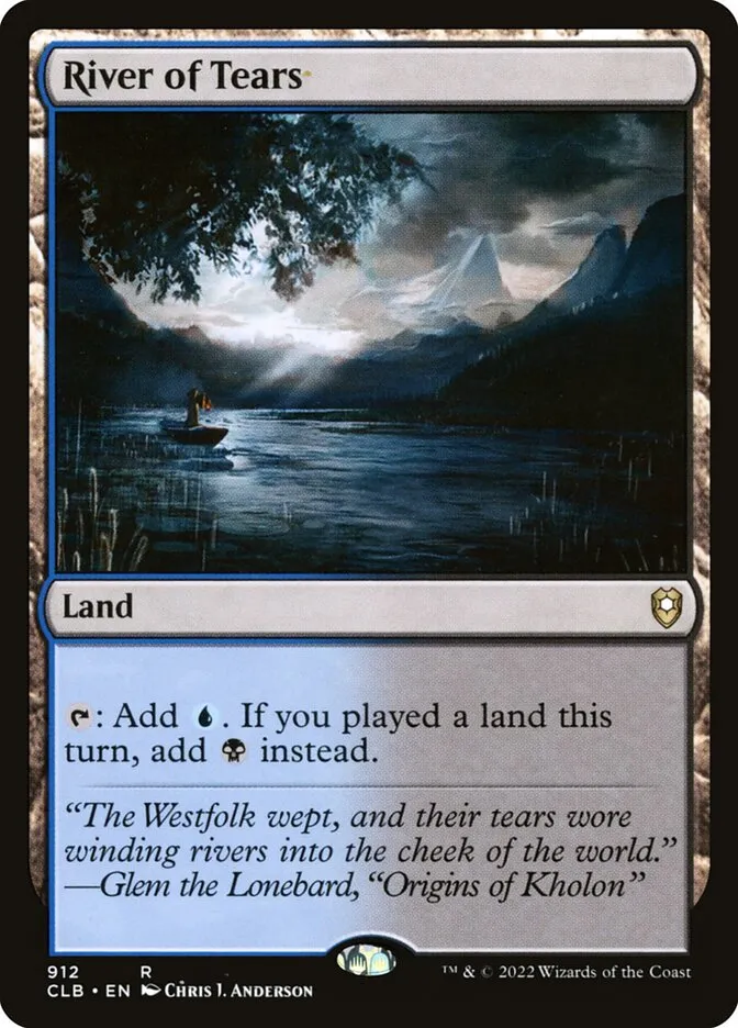 2022 Commander Legends: Battle for Baldur's Gate River of Tears #912 rare card image