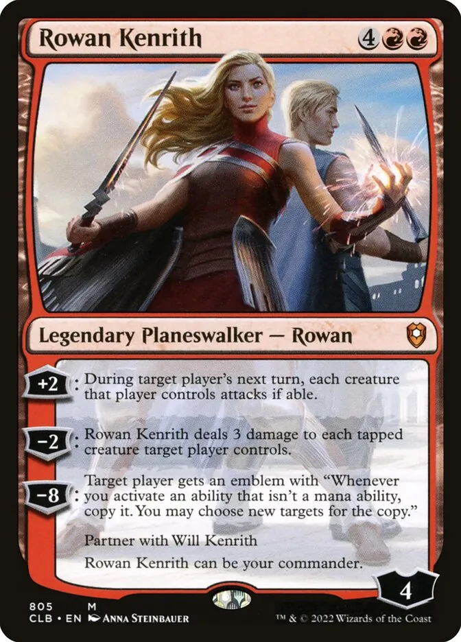 2022 Commander Legends: Battle for Baldur's Gate Rowan Kenrith #805 mythic card image