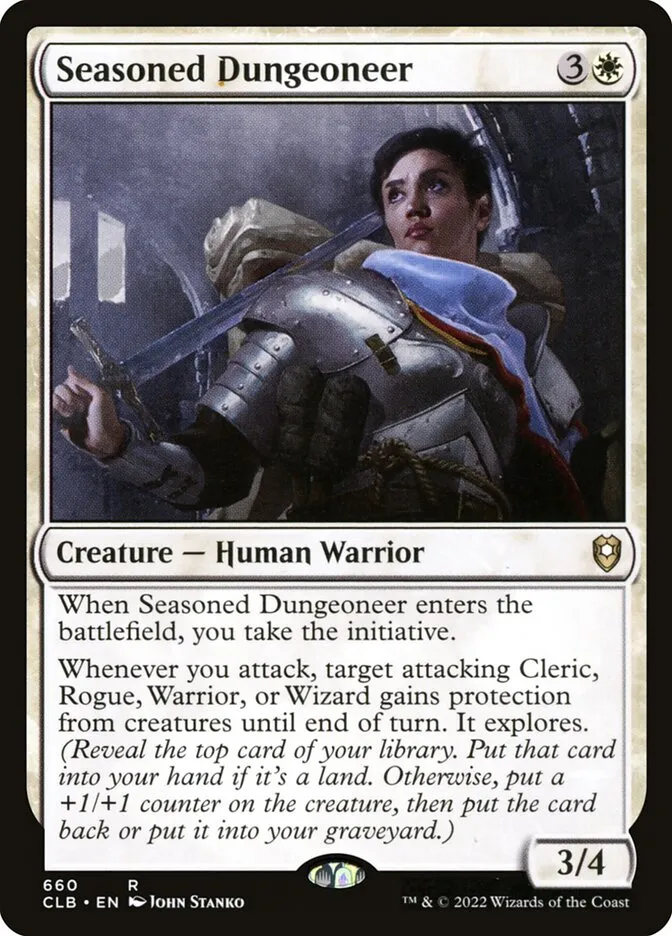 2022 Commander Legends: Battle for Baldur's Gate Seasoned Dungeoneer #660 rare card image