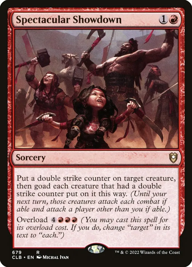 2022 Commander Legends: Battle for Baldur's Gate Spectacular Showdown #679 rare card image