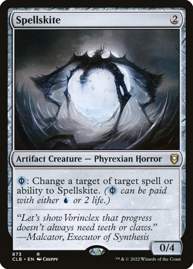 2022 Commander Legends: Battle for Baldur's Gate Spellskite #873 rare card image