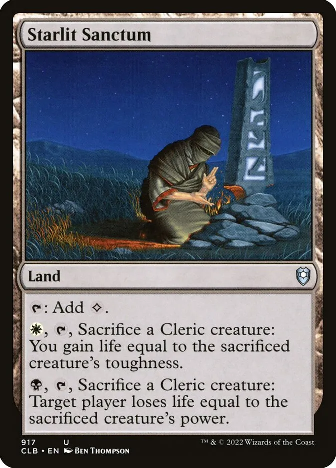 2022 Commander Legends: Battle for Baldur's Gate Starlit Sanctum #917 uncommon card image