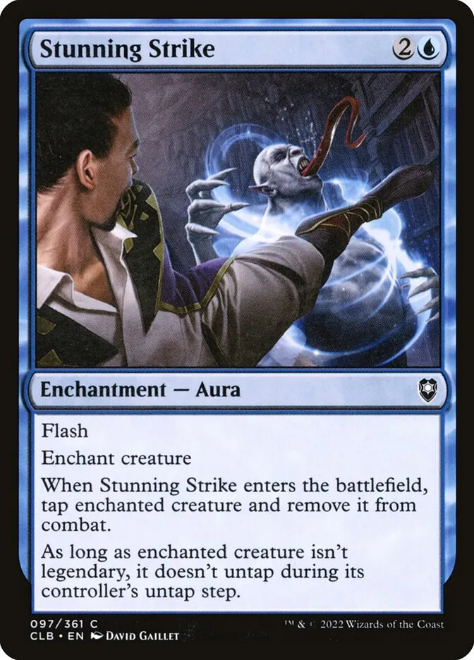 2022 Commander Legends: Battle for Baldur's Gate Stunning Strike #97 common card image