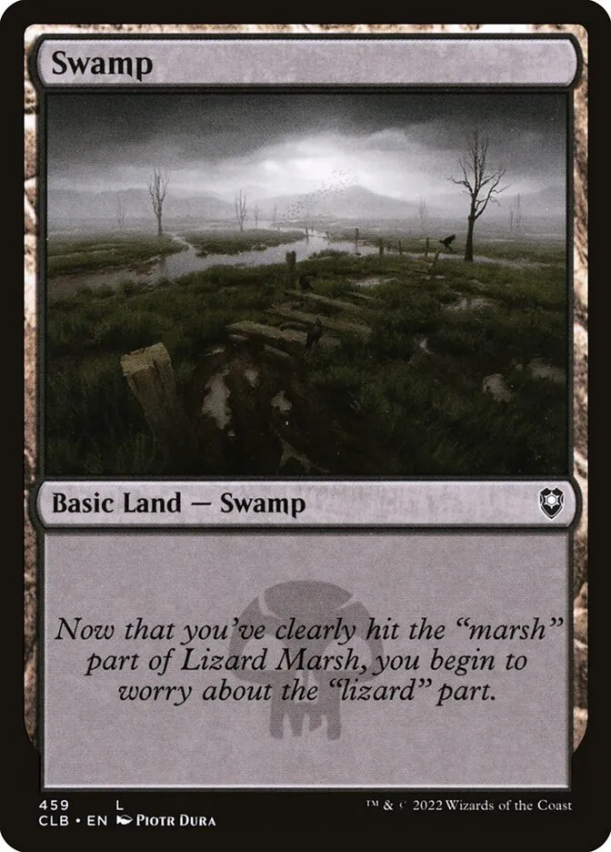 2022 Commander Legends: Battle for Baldur's Gate Swamp #459 common card image