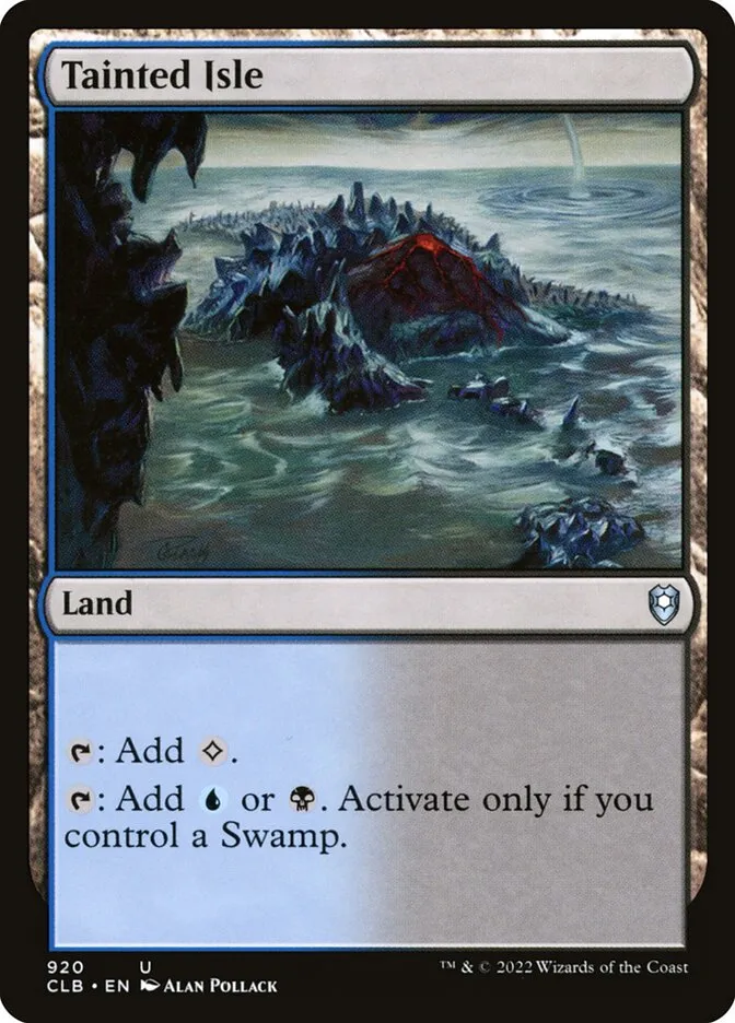 2022 Commander Legends: Battle for Baldur's Gate Tainted Isle #920 uncommon card image