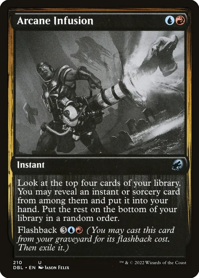 2022 Innistrad: Double Feature Arcane Infusion uncommon #210 uncommon card image