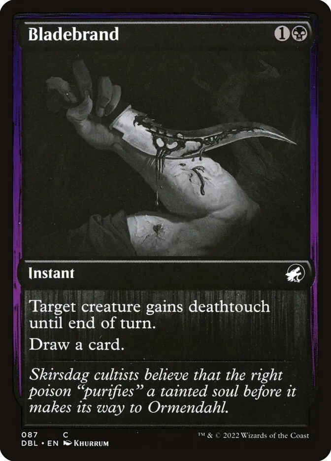 2022 Innistrad: Double Feature Bladebrand common #87 common card image