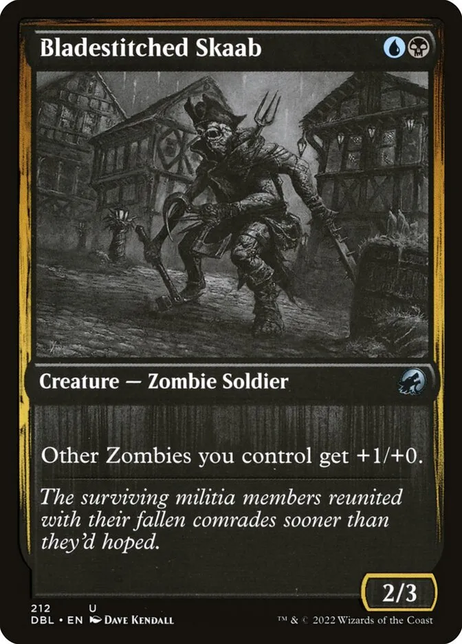 2022 Innistrad: Double Feature Bladestitched Skaab #212 uncommon card image