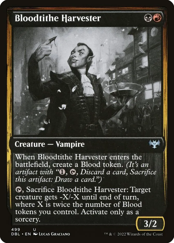 2022 Innistrad: Double Feature Bloodtithe Harvester uncommon #499 uncommon card image