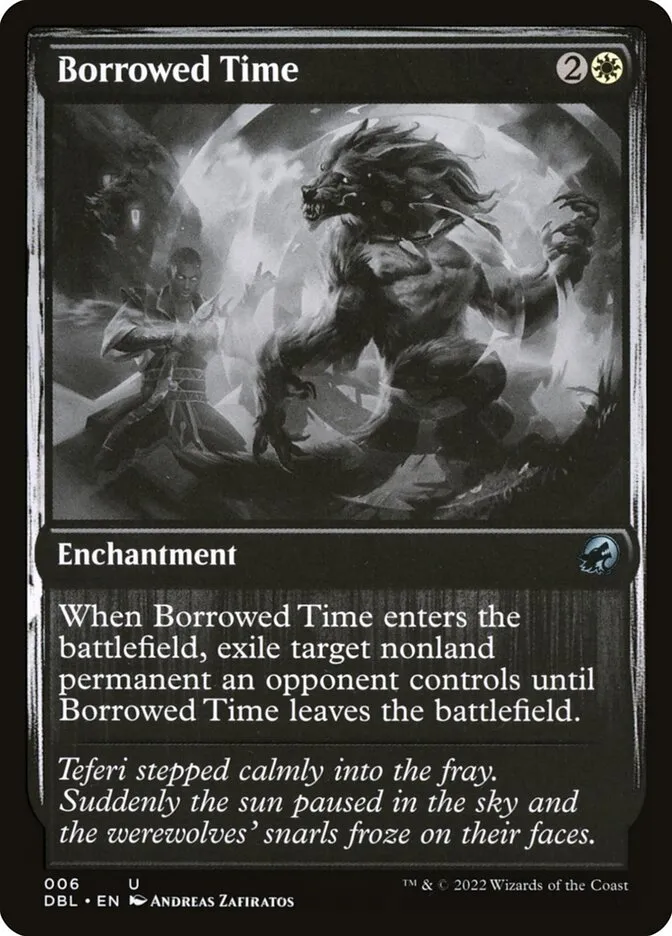 2022 Innistrad: Double Feature Borrowed Time uncommon #6 uncommon card image
