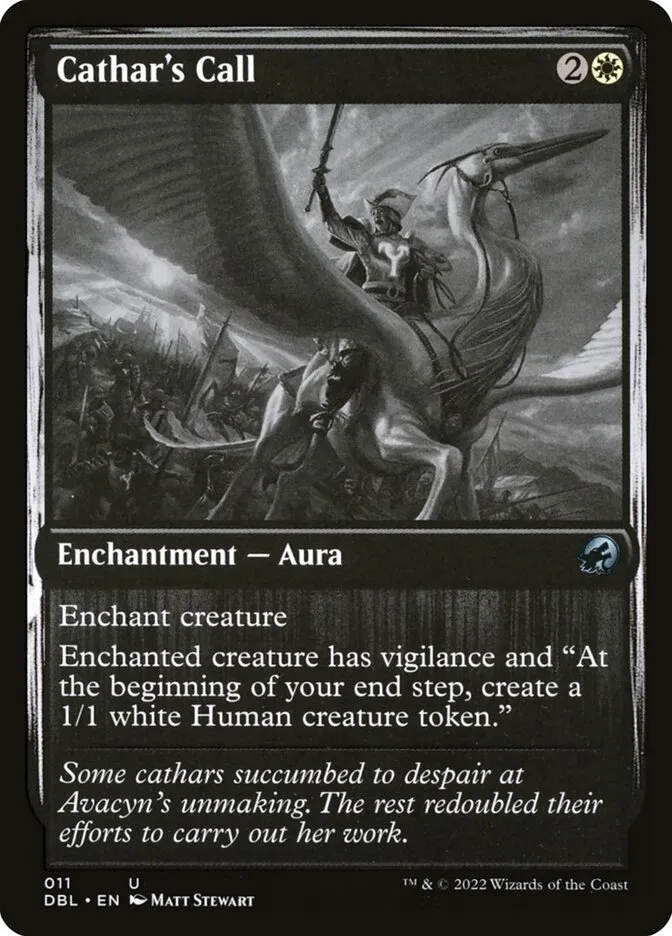 2022 Innistrad: Double Feature Cathar's Call uncommon #11 uncommon card image