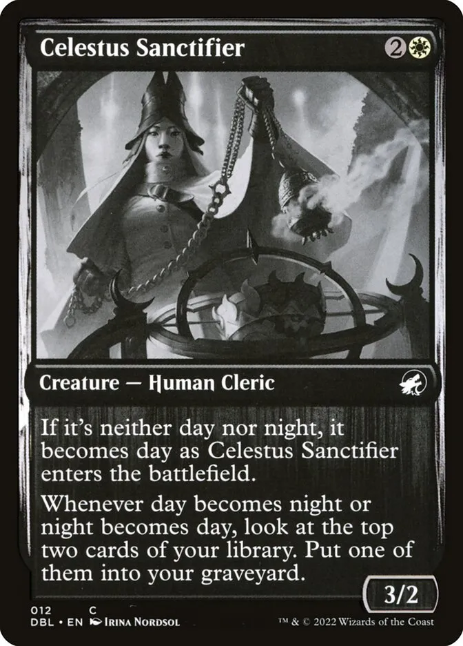 2022 Innistrad: Double Feature Celestus Sanctifier common #12 common card image