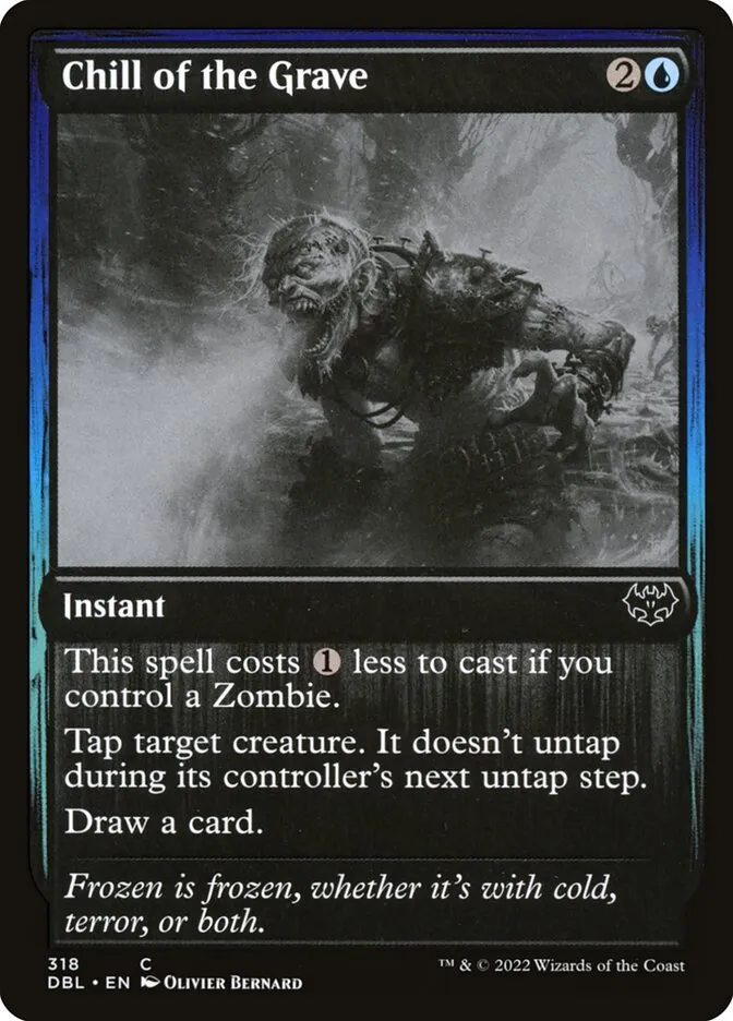 2022 Innistrad: Double Feature Chill of the Grave #318 common card image
