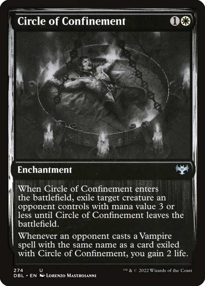 2022 Innistrad: Double Feature Circle of Confinement #274 uncommon card image