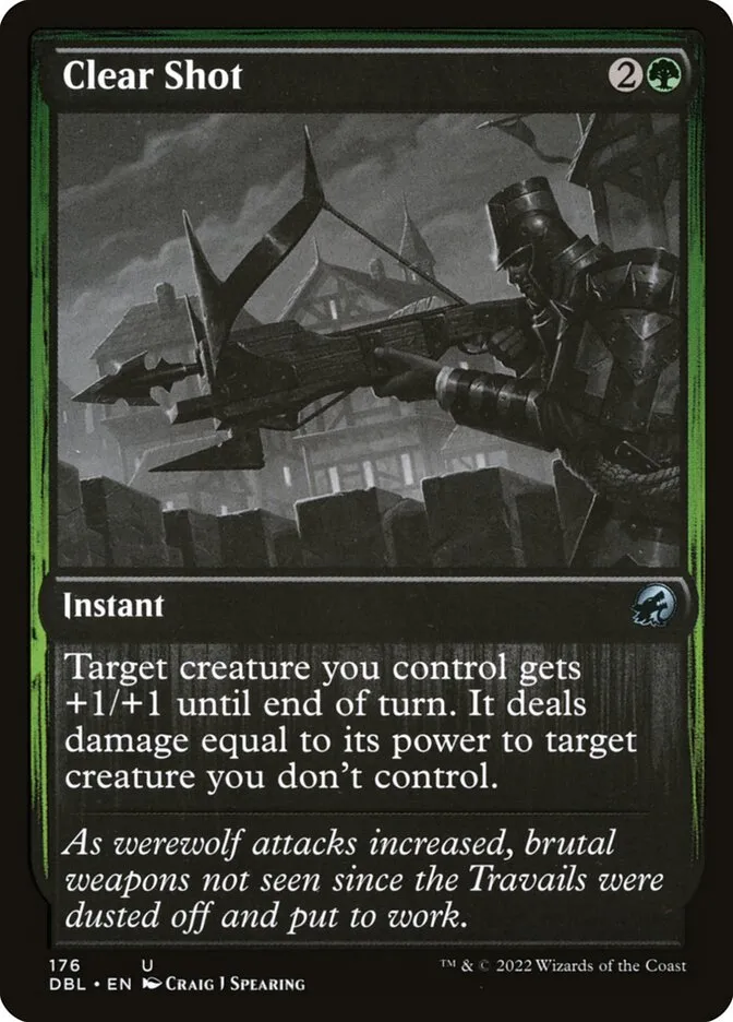2022 Innistrad: Double Feature Clear Shot #176 uncommon card image
