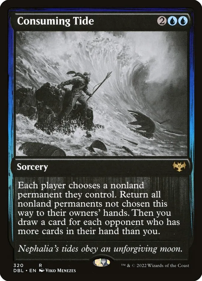 2022 Innistrad: Double Feature Consuming Tide #320 rare card image