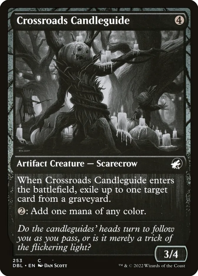 2022 Innistrad: Double Feature Crossroads Candleguide #253 common card image