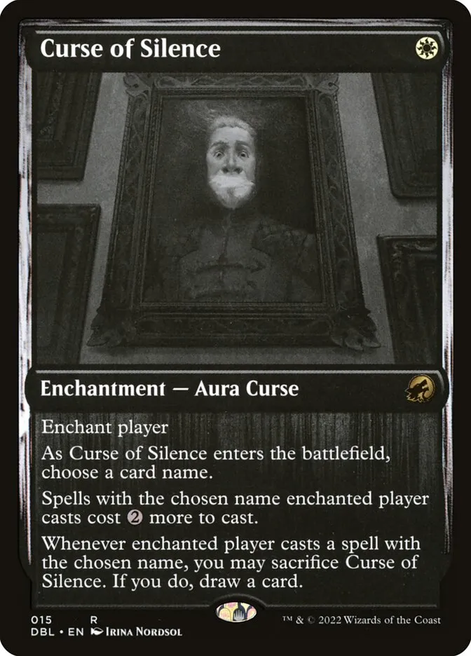 2022 Innistrad: Double Feature Curse of Silence rare #15 rare card image