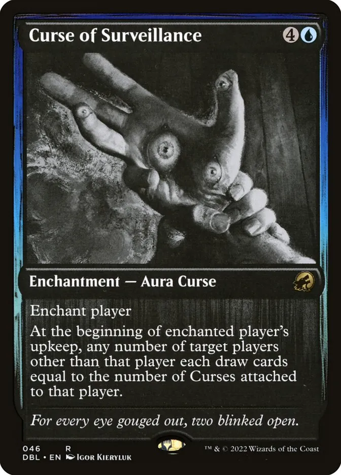 2022 Innistrad: Double Feature Curse of Surveillance rare #46 rare card image