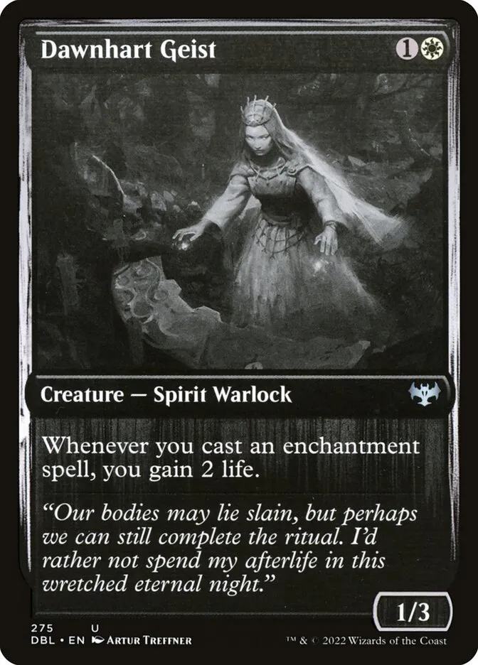 2022 Innistrad: Double Feature Dawnhart Geist #275 uncommon card image