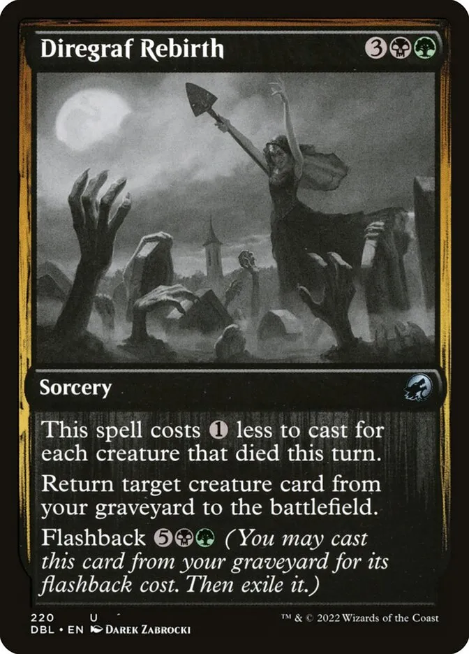 2022 Innistrad: Double Feature Diregraf Rebirth #220 uncommon card image
