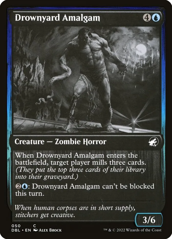 2022 Innistrad: Double Feature Drownyard Amalgam common #50 common card image