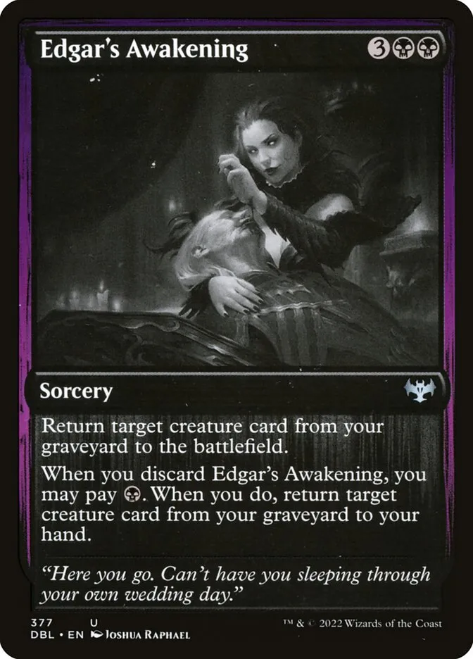 2022 Innistrad: Double Feature Edgar's Awakening #377 uncommon card image