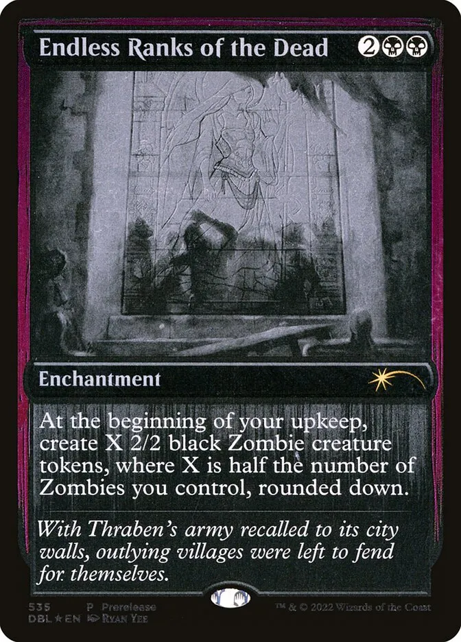 2022 Innistrad: Double Feature Endless Ranks of the Dead #535 rare card image