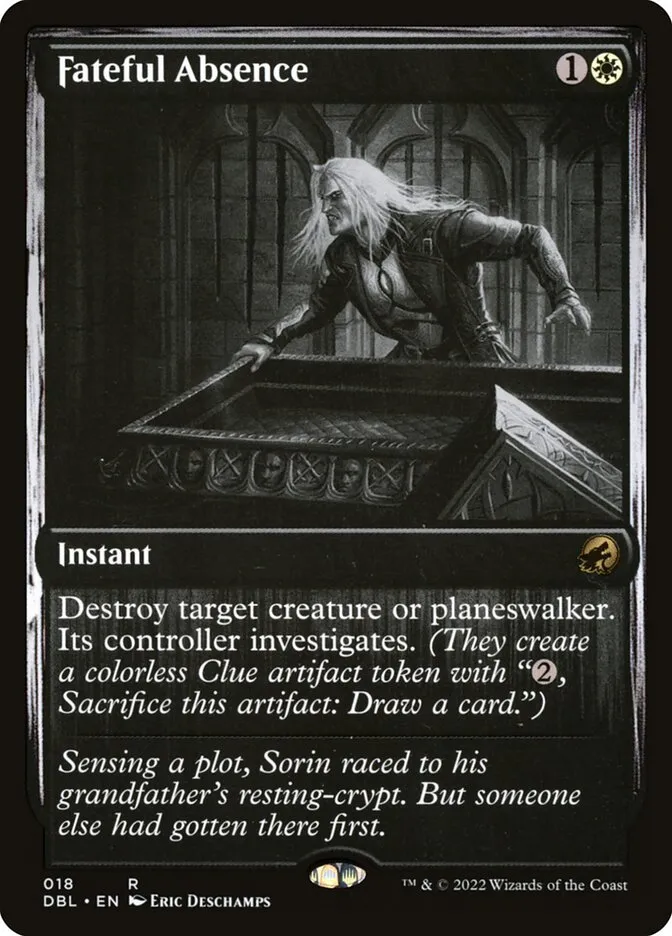 2022 Innistrad: Double Feature Fateful Absence rare #18 rare card image