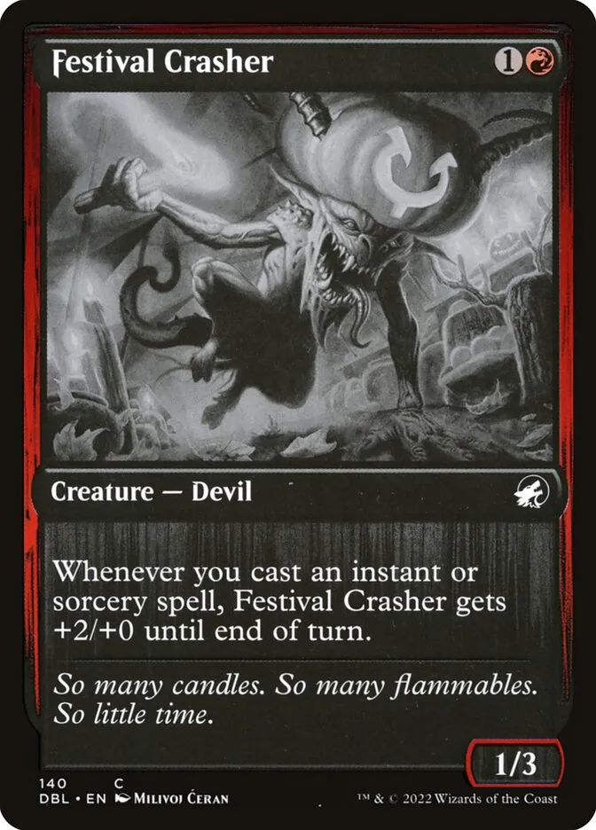 2022 Innistrad: Double Feature Festival Crasher #140 common card image