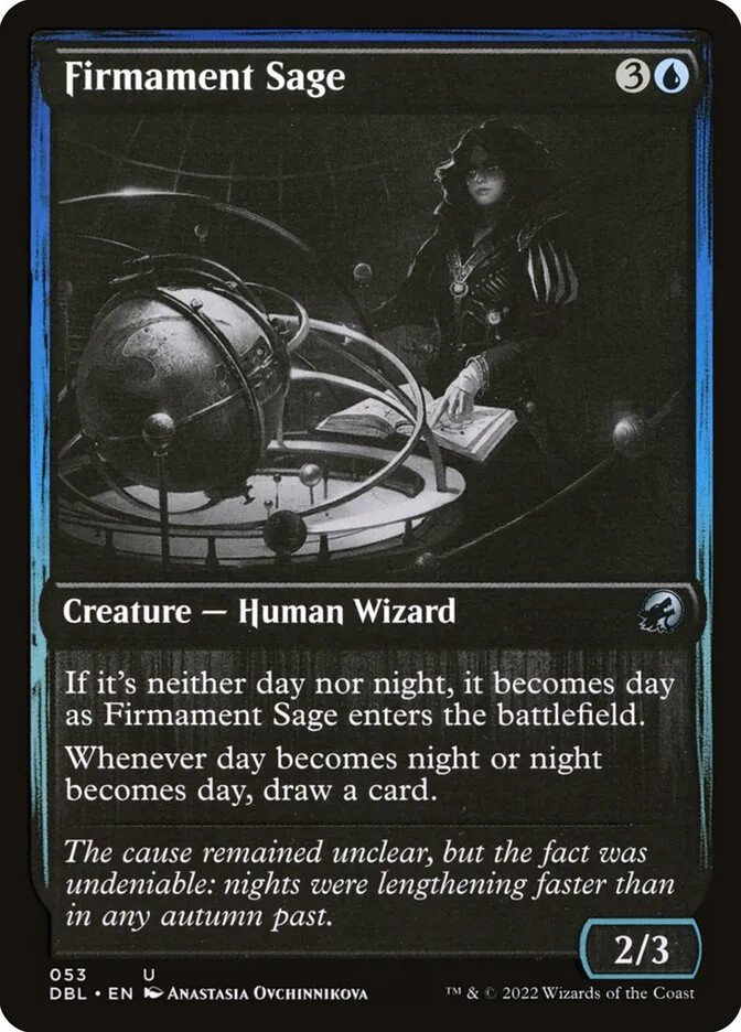 2022 Innistrad: Double Feature Firmament Sage uncommon #53 uncommon card image