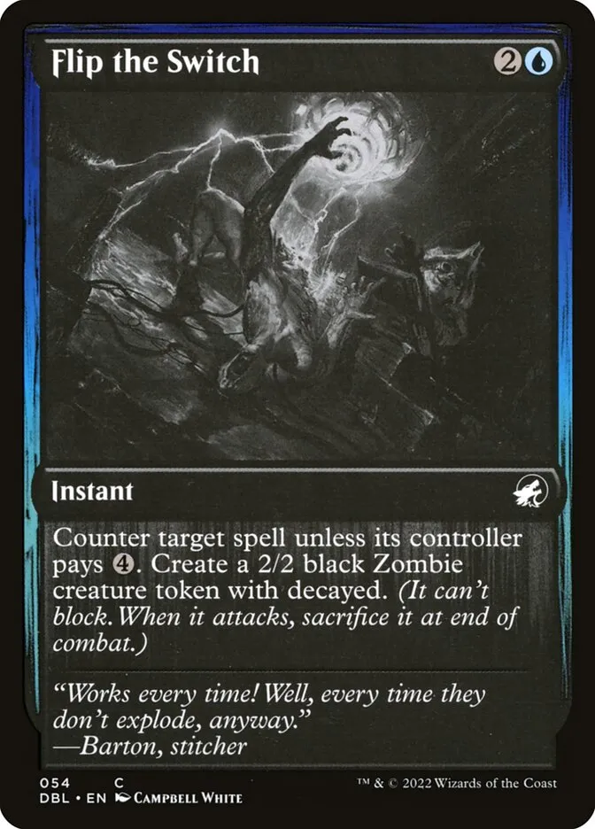 2022 Innistrad: Double Feature Flip the Switch common #54 common card image
