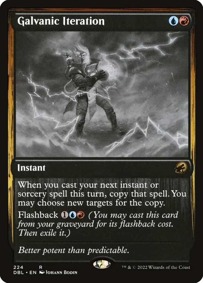 2022 Innistrad: Double Feature Galvanic Iteration #224 rare card image