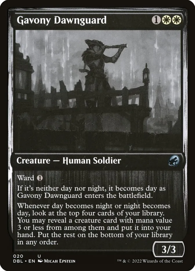 2022 Innistrad: Double Feature Gavony Dawnguard uncommon #20 uncommon card image