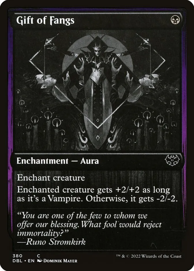 2022 Innistrad: Double Feature Gift of Fangs #380 common card image