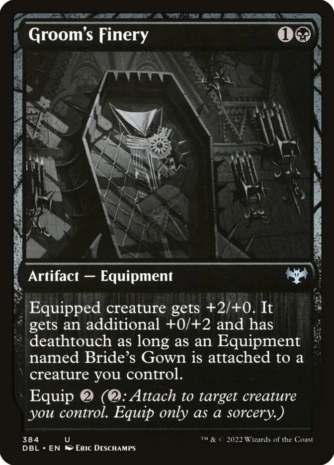 2022 Innistrad: Double Feature Groom's Finery #384 uncommon card image