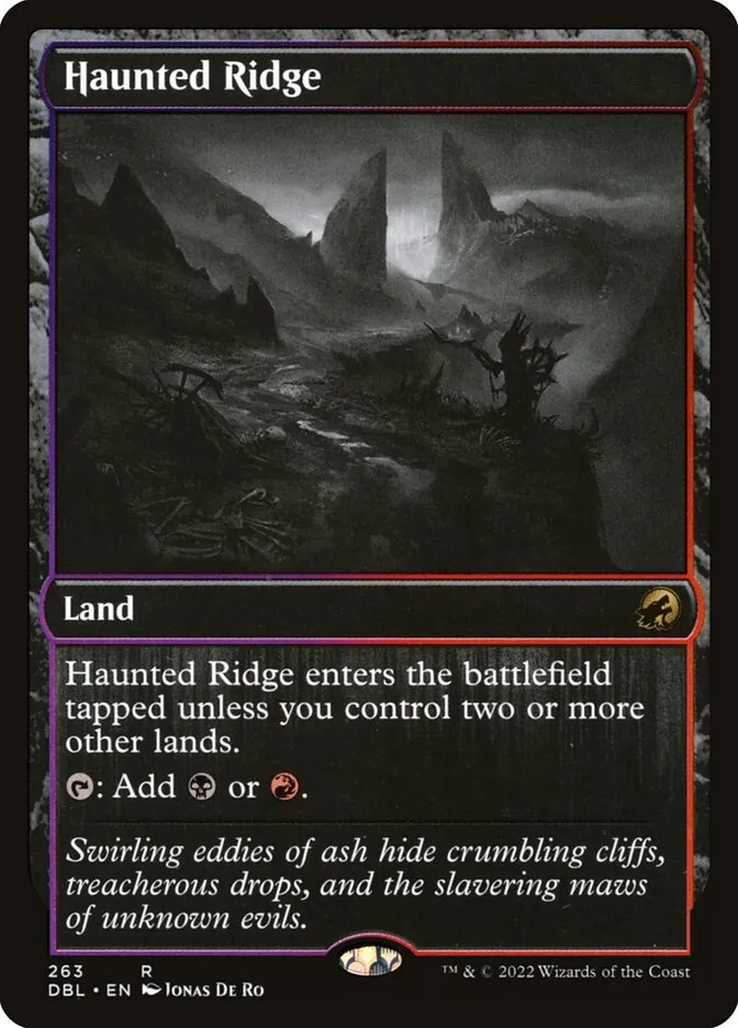 2022 Innistrad: Double Feature Haunted Ridge #263 rare card image