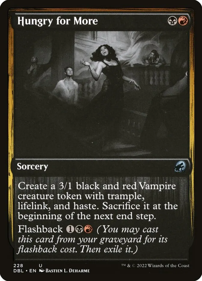 2022 Innistrad: Double Feature Hungry for More #228 uncommon card image