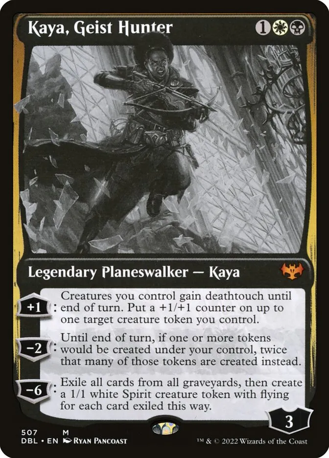 2022 Innistrad: Double Feature Kaya, Geist Hunter #507 mythic card image
