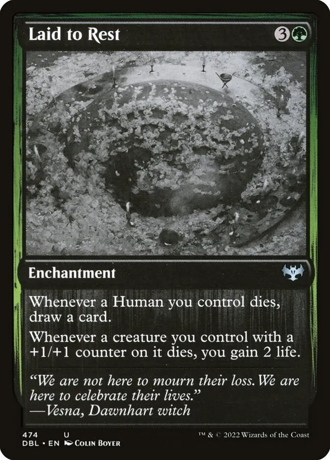 2022 Innistrad: Double Feature Laid to Rest #474 uncommon card image