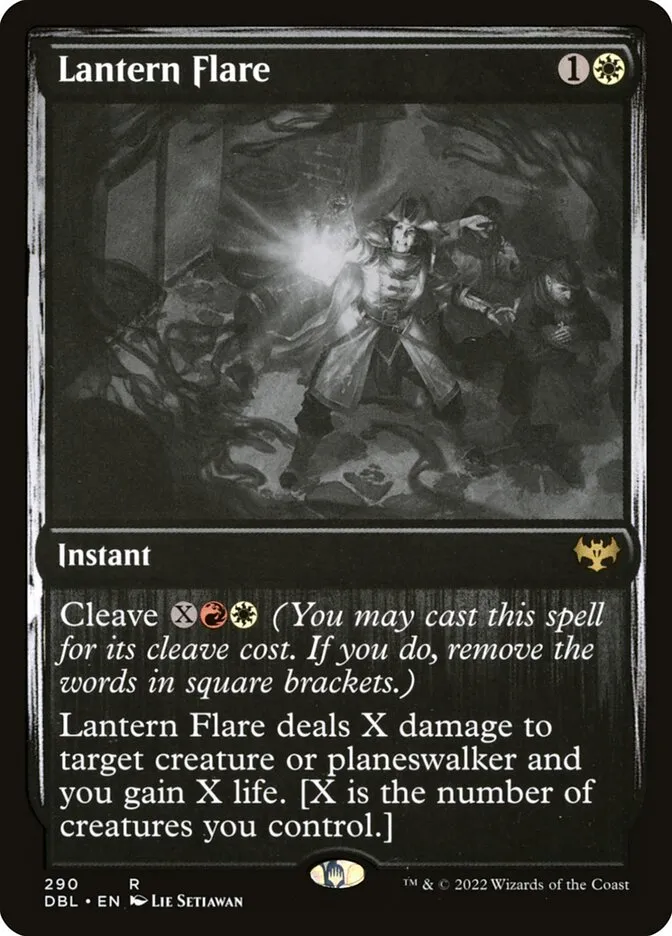 2022 Innistrad: Double Feature Lantern Flare #290 rare card image