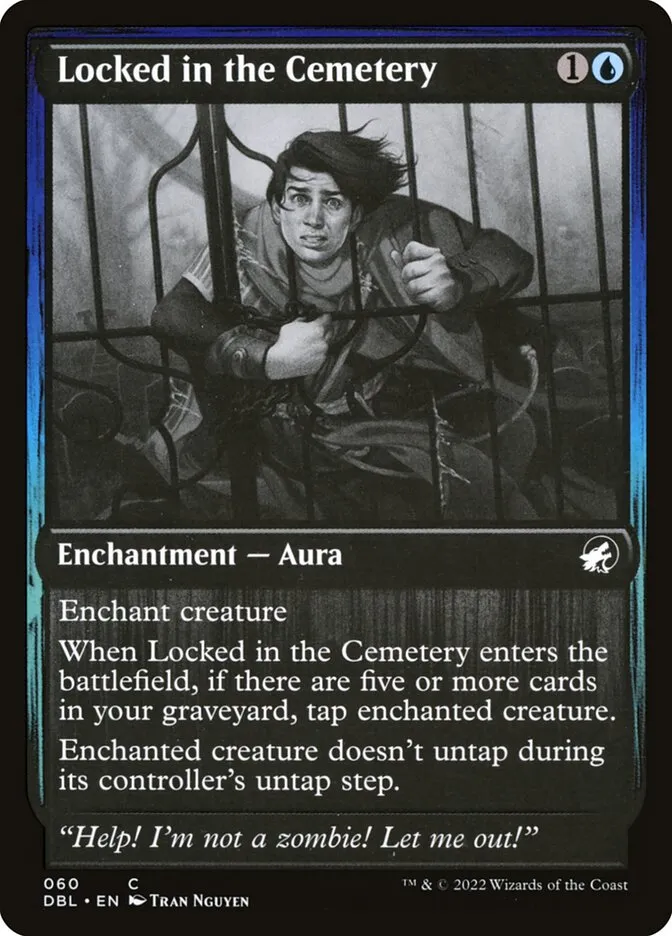 2022 Innistrad: Double Feature Locked in the Cemetery common #60 common card image