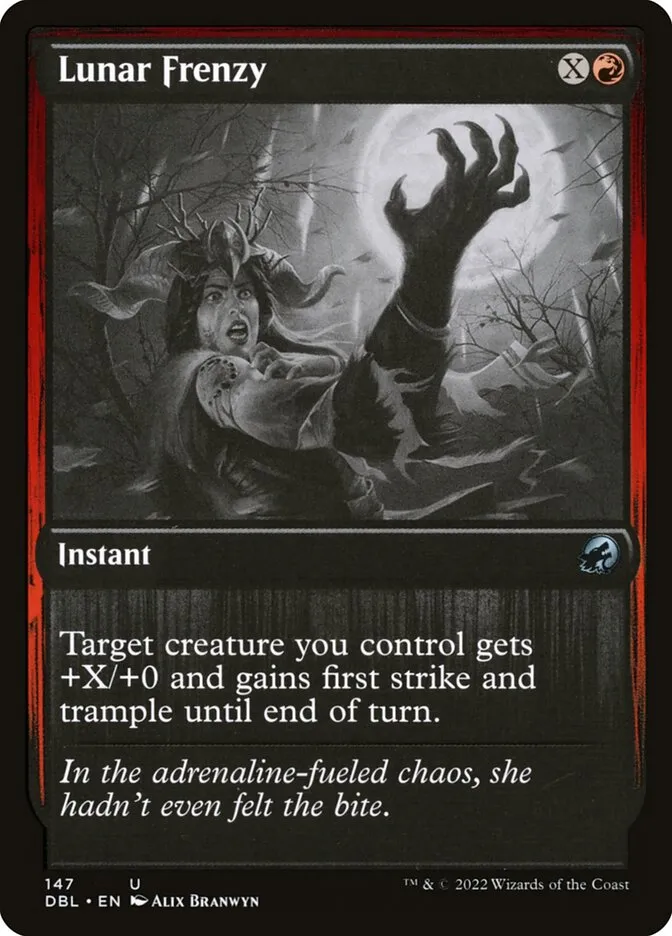 2022 Innistrad: Double Feature Lunar Frenzy #147 uncommon card image