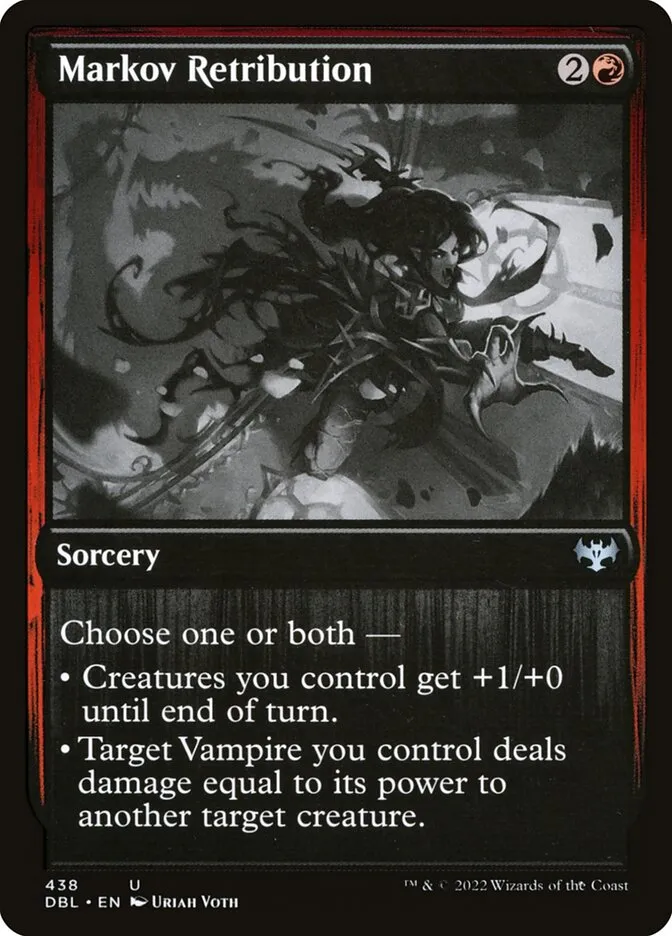 2022 Innistrad: Double Feature Markov Retribution uncommon #438 uncommon card image